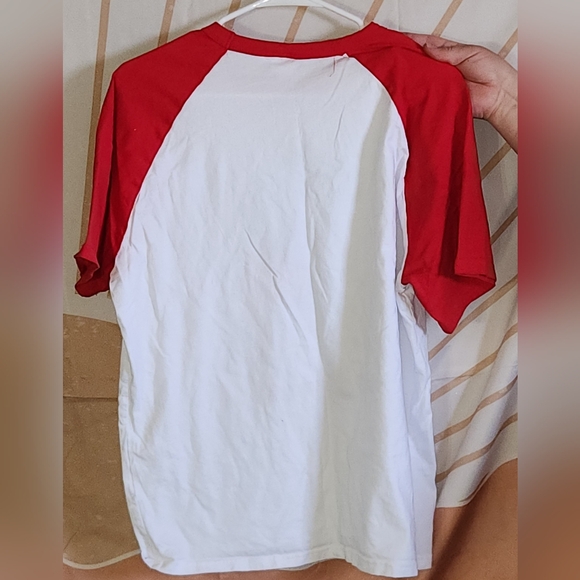 Vintage Disney Red/White Mickey Mouse Tee NWOT Med - Picture 2 of 3